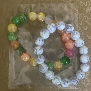 Elegant Multicolor Bracelet Set of Two